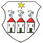 Ebendorfwappen mit Weinstöcken